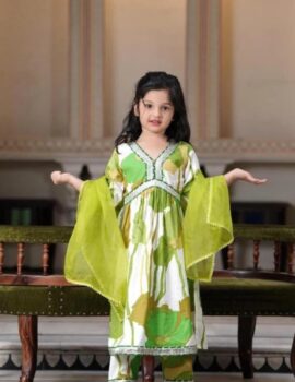 Kids Kurta and Pant Set With Dupatta for Girls