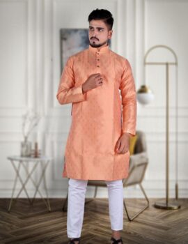 Primeisha Heavy Jacquard Weaving Kurta Pajama Set