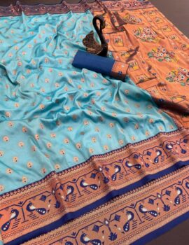 Primeisha Premium Paithani Silk Saree – Original Quality