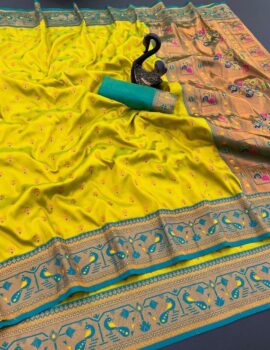 Primeisha Premium Paithani Silk Saree – Original Quality