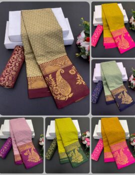Primeisha Pure Mercerised Cotton Silk Saree