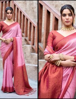 Primeisha Kubera Pattu Silk Saree – Rich Pallu & Brocade Blouse