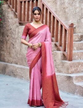 Primeisha Kubera Pattu Silk Saree – Rich Pallu & Brocade Blouse